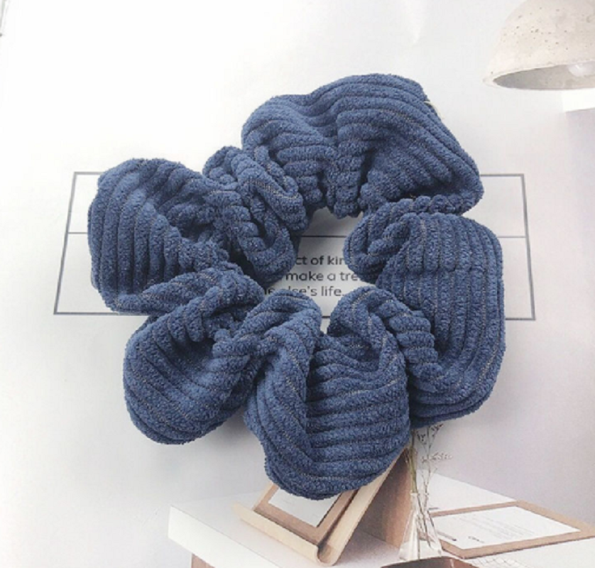 Dây cột tóc vải Scrunchies  phong cách đơn giản Hàn Quốc