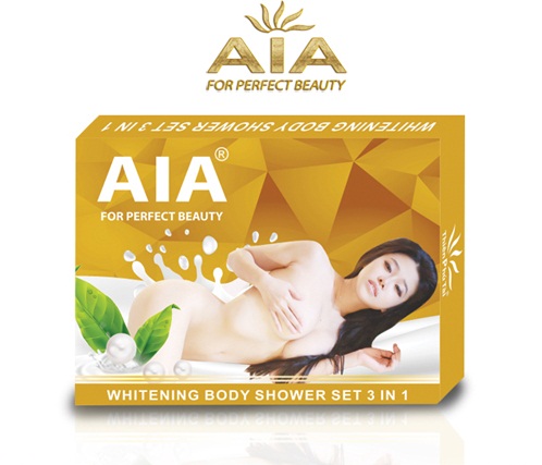 Tắm trắng cấp tốc, kem tắm trắng toàn thân tại nhà, trắng da, bảo vệ da 4 in1 cao cấp Mỹ Phẩm AIA (200g)
