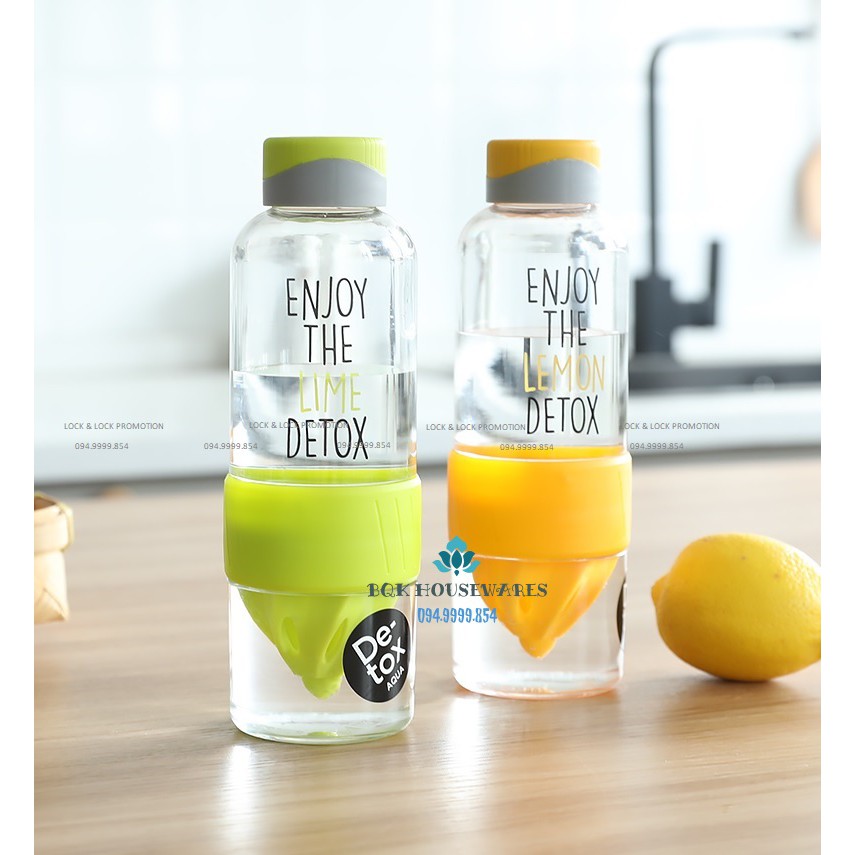 [HCM][ Lock&Lock ] Bình Nước Detox Nhựa Tritan Lock&Lock Abf659 (520ml)