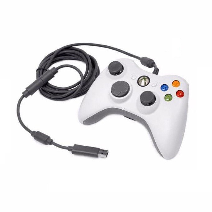 Tay Cầm Chơi Game Microsoft Xbox 360 Chơi Full Skill Fo4 Tay Cầm Có Dây Dành Cho Laptop PC