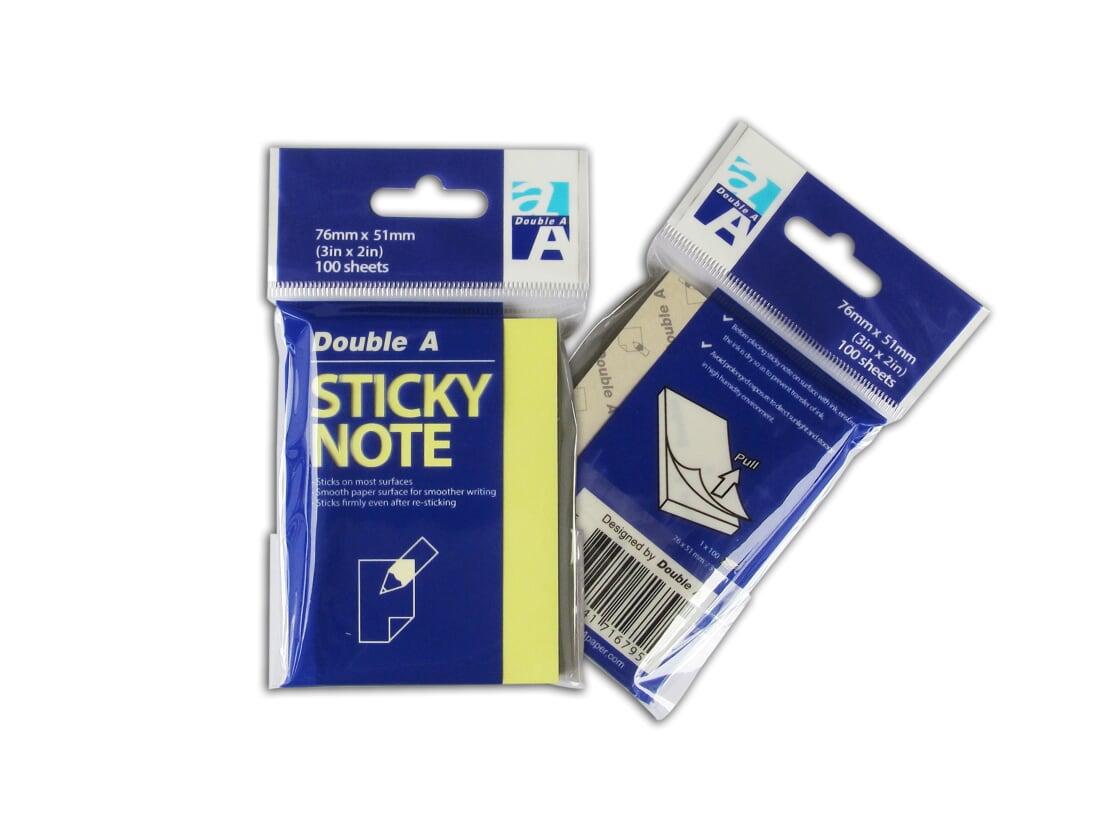 GIẤY NOTE GHI CHÚ DOUBLE A 3x2