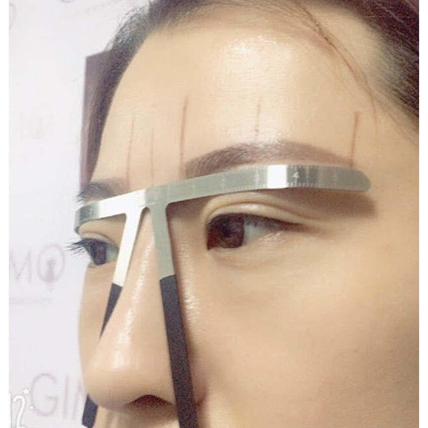 THƯỚC ĐO CHÂN MÀY CHỮ T-Phun Xăm
