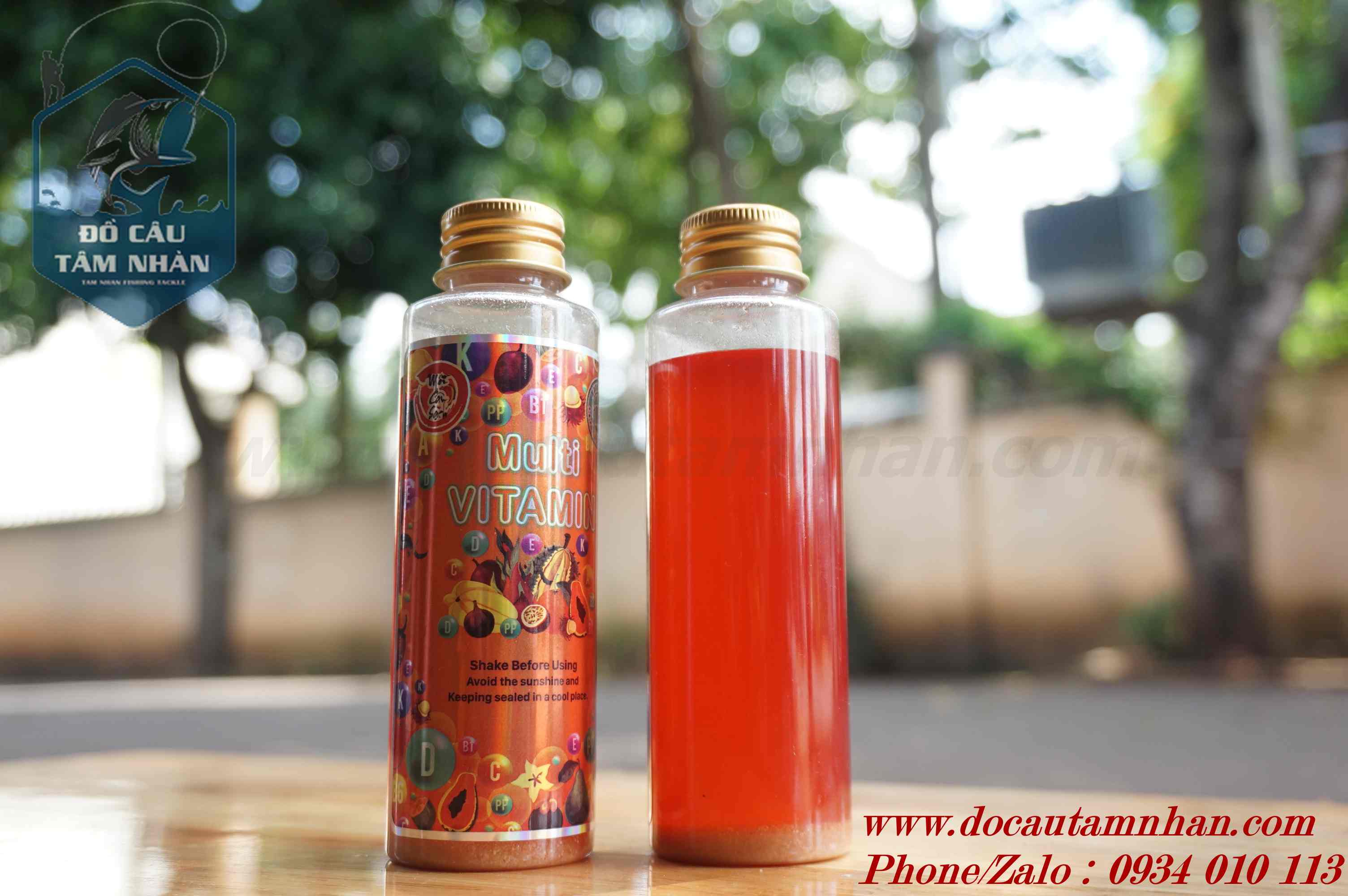 01 chai Multi Vitamin chì lá shop. Chuyên dùng cho câu cá.