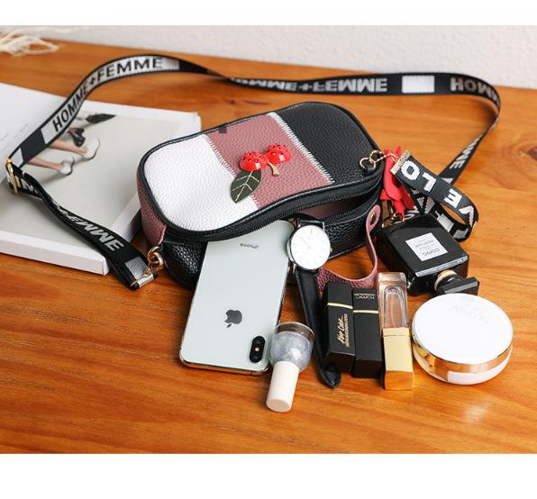 Túi da đeo chéo đeo vai nữ thời trang mới DV780