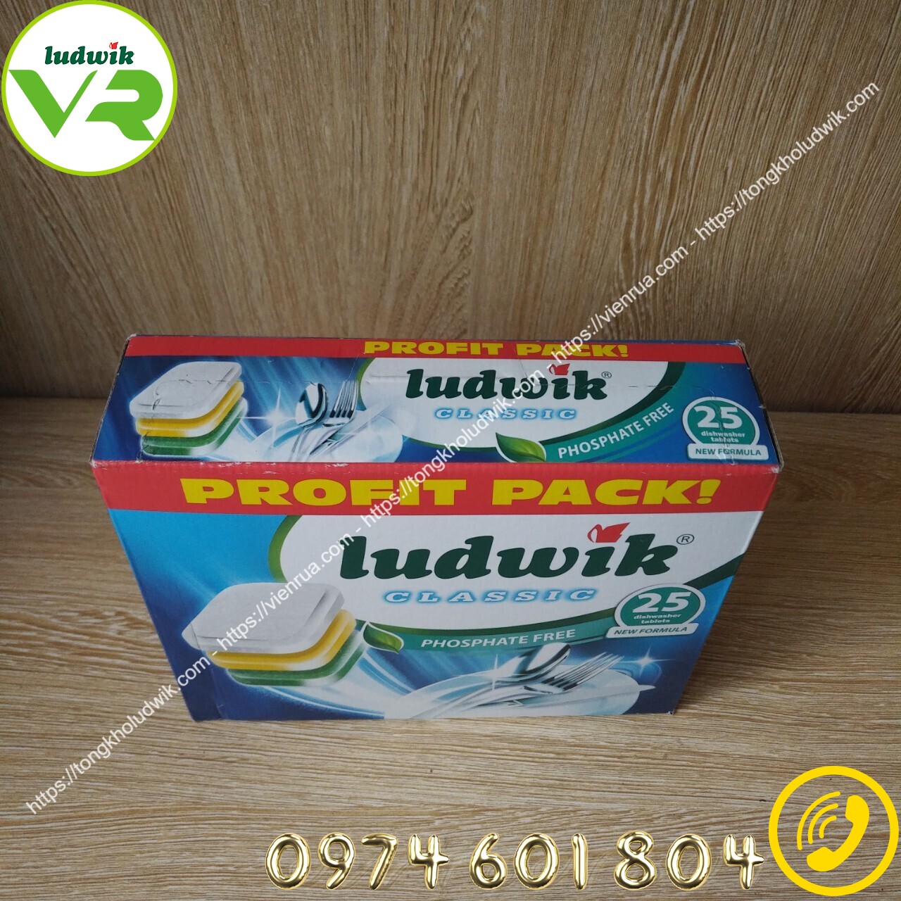Viên rửa bát Ludwik Classic – Hộp 25 viên