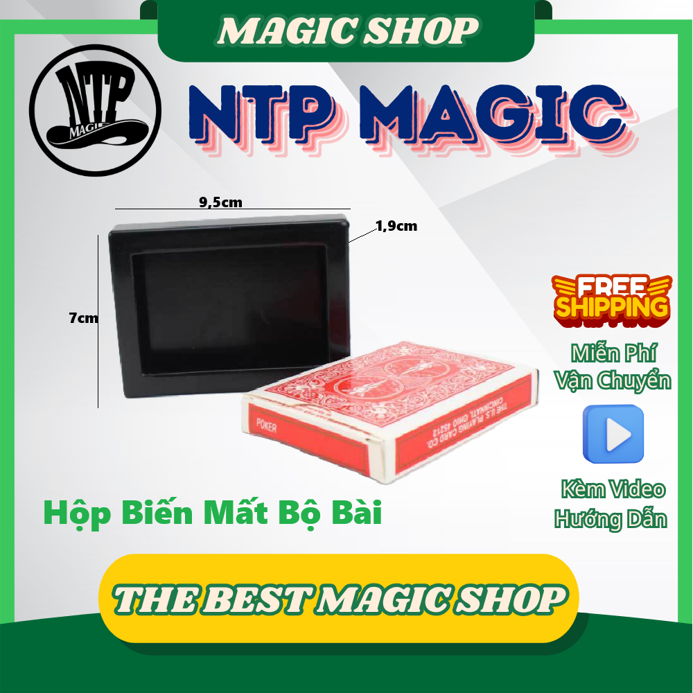Ảo thuật Biến mất hộp bài ( kèm video hướng dẫn )
