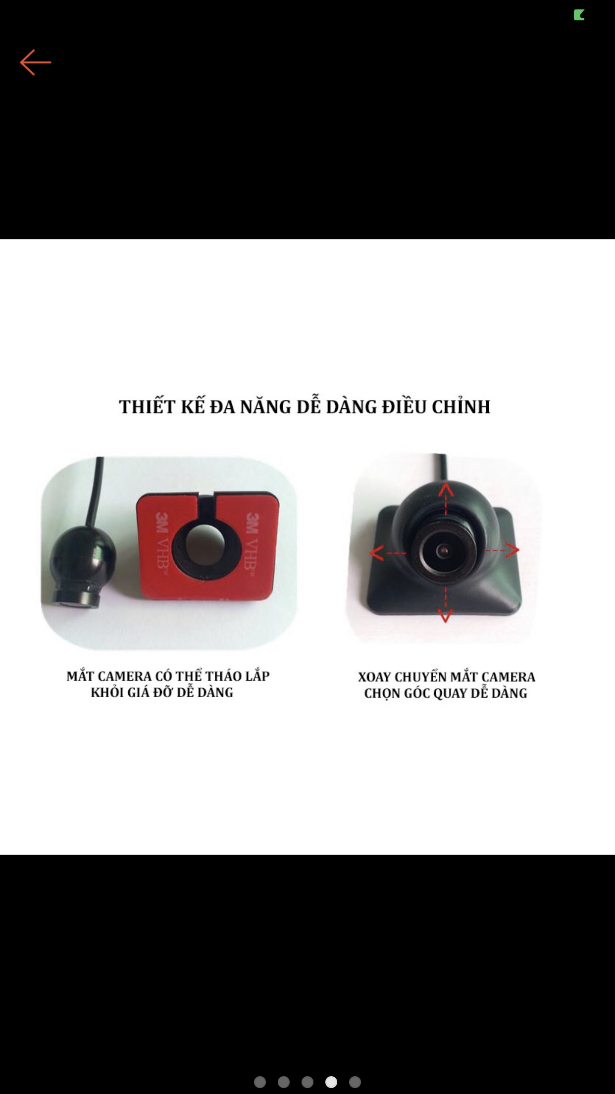 Camera AHD 1080 Cặp Lề Ô Tô Dán Gương