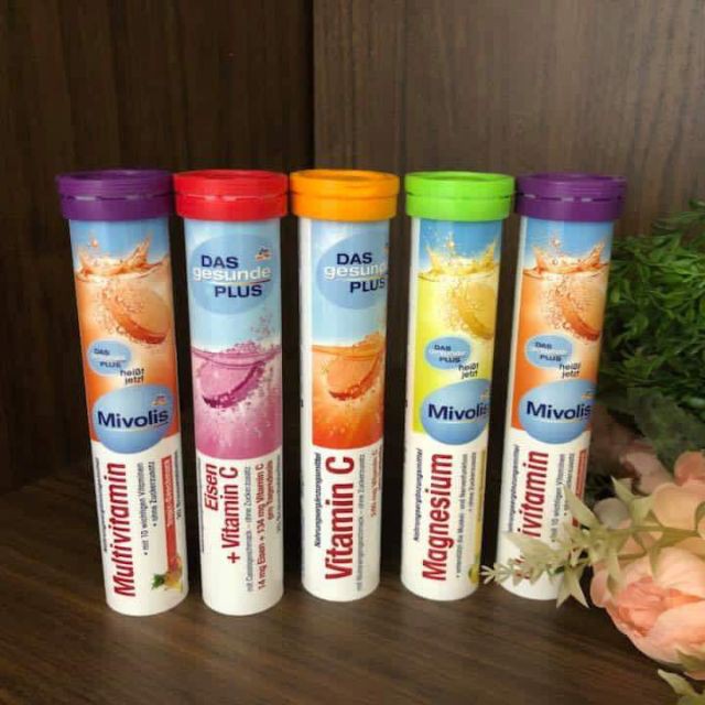 Viên Sủi Mivolis Đức Ống 20 Viên