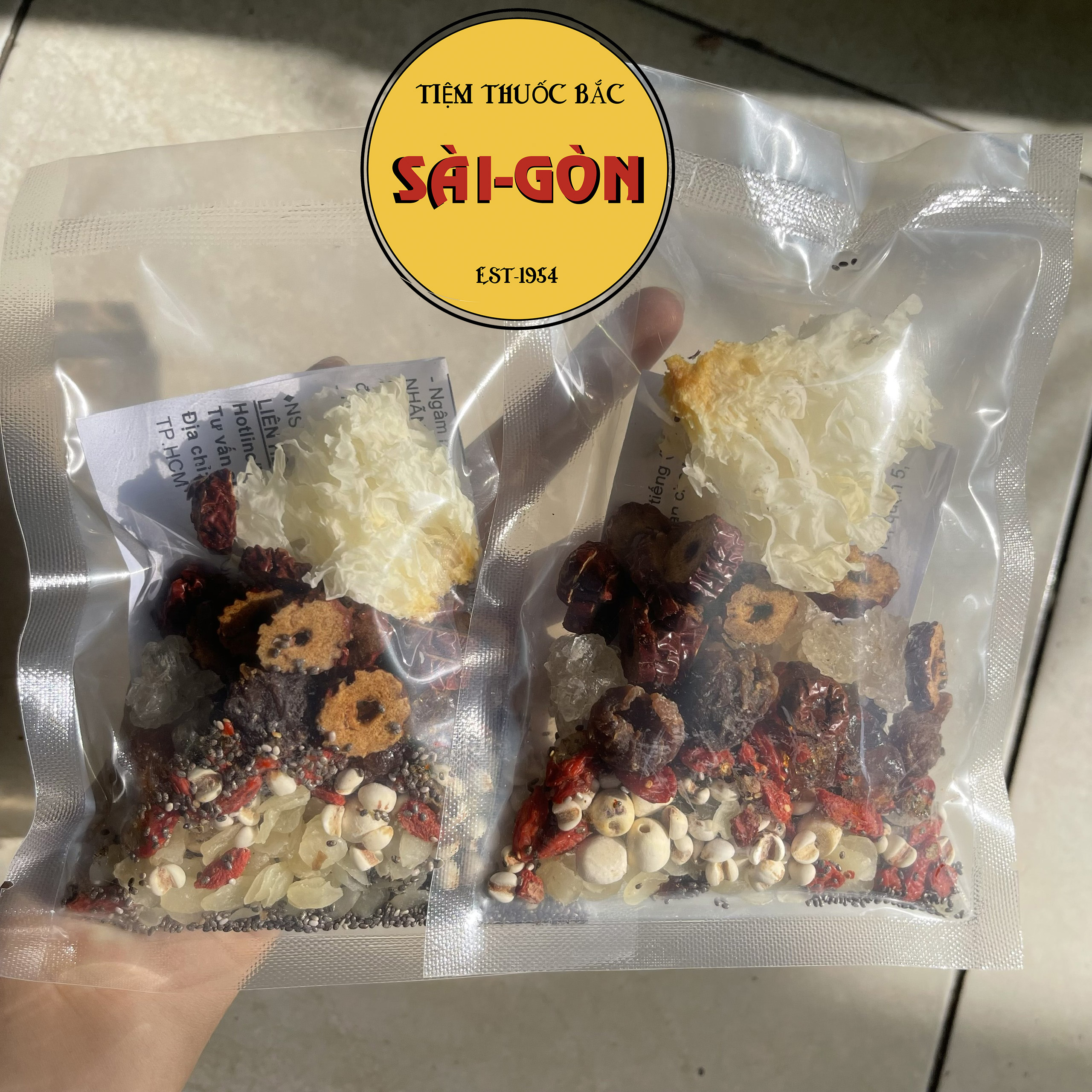 [HCM]Chè Dưỡng Nhan - Set Nấu 2 người ăn