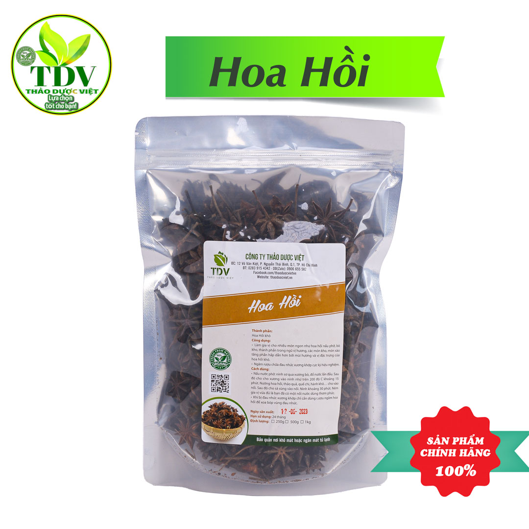 500g HOA HỒI ( ĐẠI HỒI) LÀM GIA VỊ PHỞ BÒ, LẪU BÒ