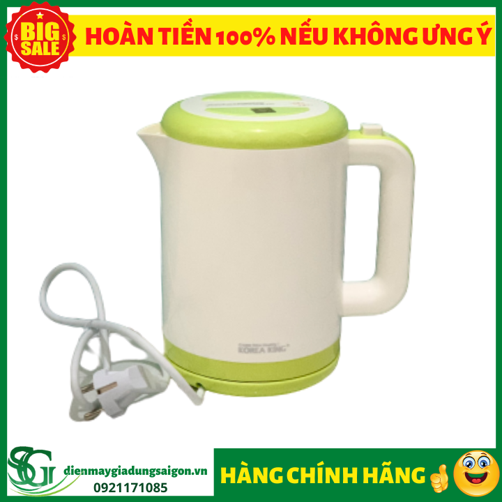 [HCM]Ấm Đun Siêu Tốc Korea King KKT-3219DW (800ml) New
