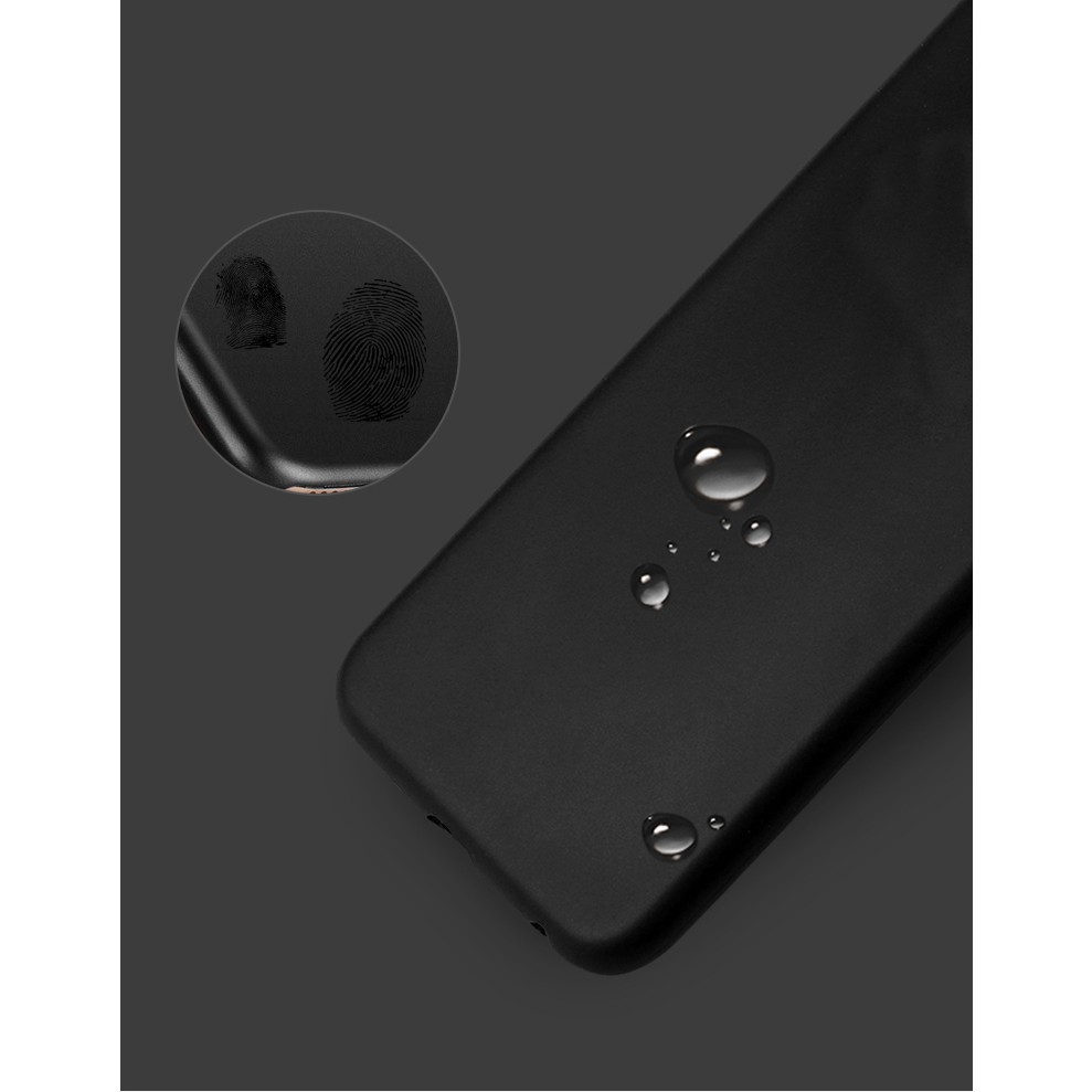 Ốp Silicon Dẻo Đen Nhám Chống Vân Tay Cho Iphone 5/6/6Plus/7/7Plus/8/8Plus/X