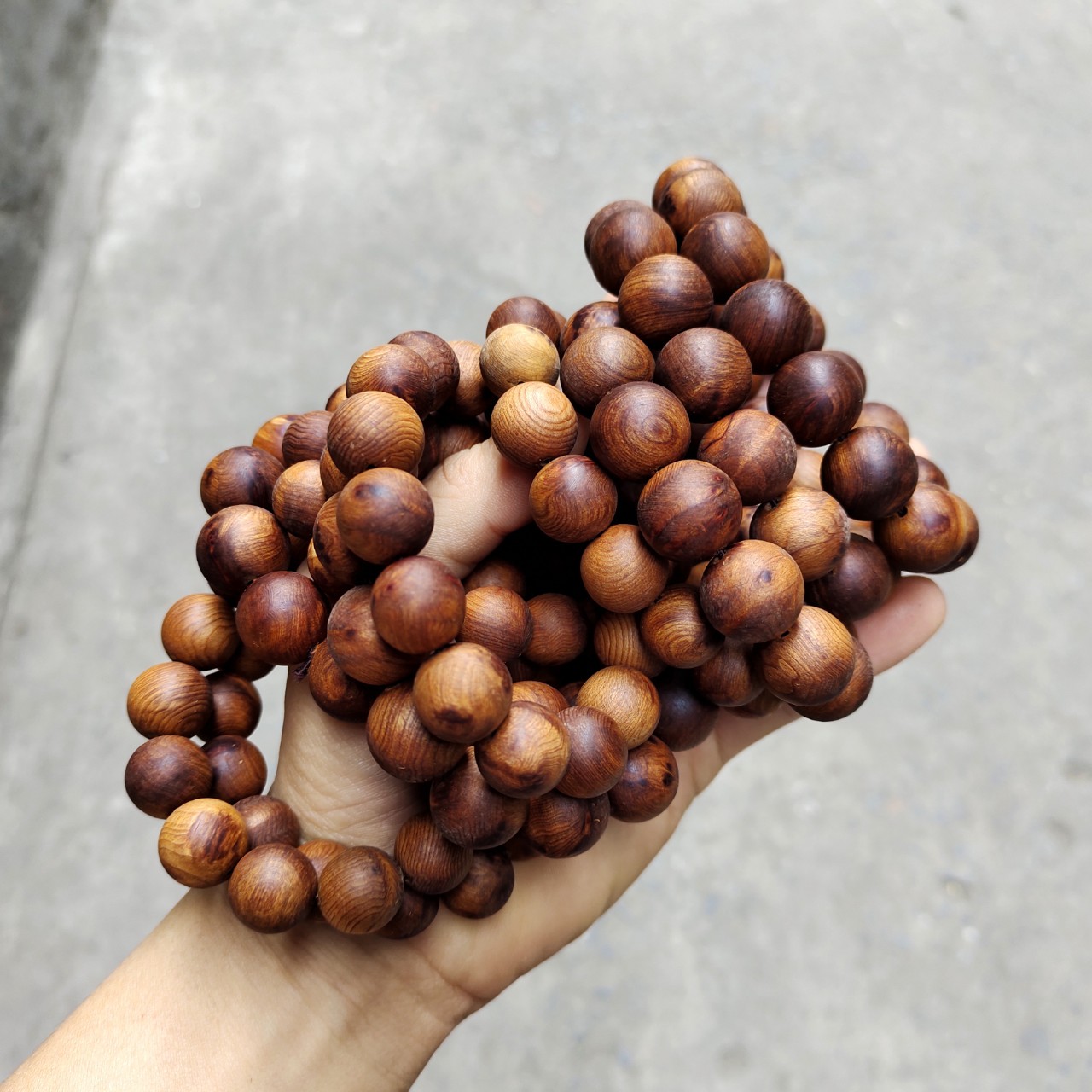 vòng tay gỗ ngọc am thơm 14ly