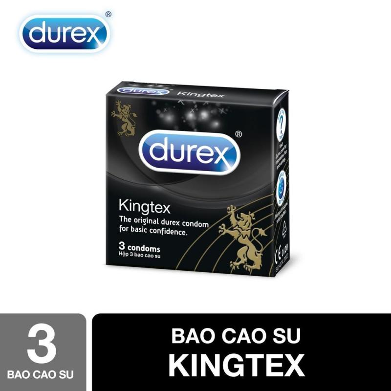 Bao cao su Durex Kingtex 3s - Hãng phân phối chính thức cao cấp