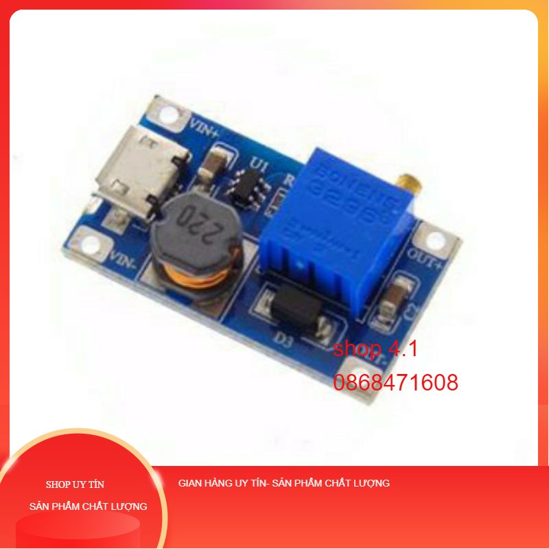 mạch tăng áp 2A 2577 cổng microusb