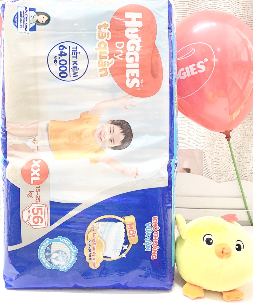 [HCM]Tã/bỉm quần Huggies Super Jumbo XXL56