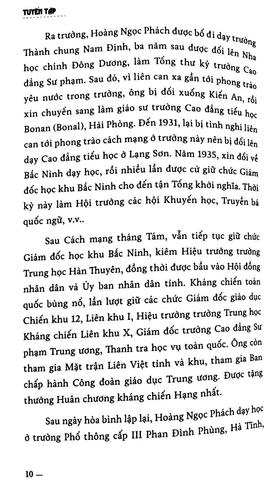 Sách - Tuyển tập Hoàng Ngọc Phách