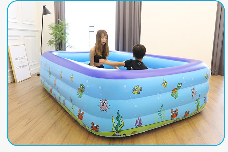 bể bơi 3 tầng 1m5+bơm điện