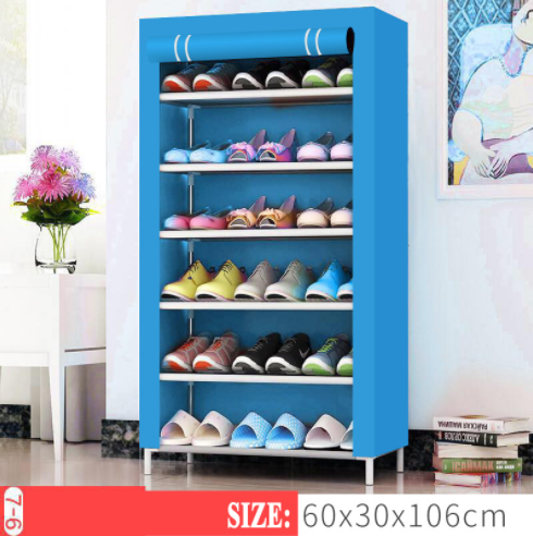 BÁO GIÁ TỦ ĐỂ GIAY | Shopee Lazada Sendo Tiki mới nhất 24 Tủ Vải Đựng Giày 7 Tầng 6 Ngăn/tủ vải đựng giày tphcm, kệ để giày 7 tầng đa năng, kệ để đồ tiện dụng giá rẻ