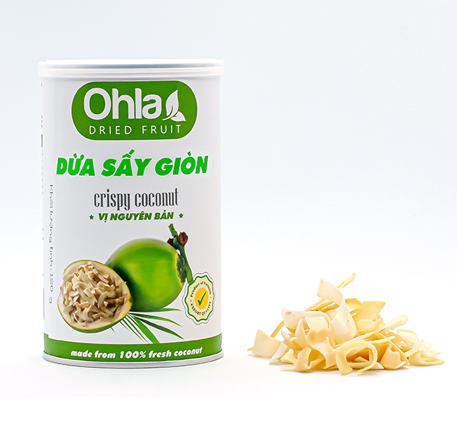 Ohla Crispy Dried Coconut - 120Gr