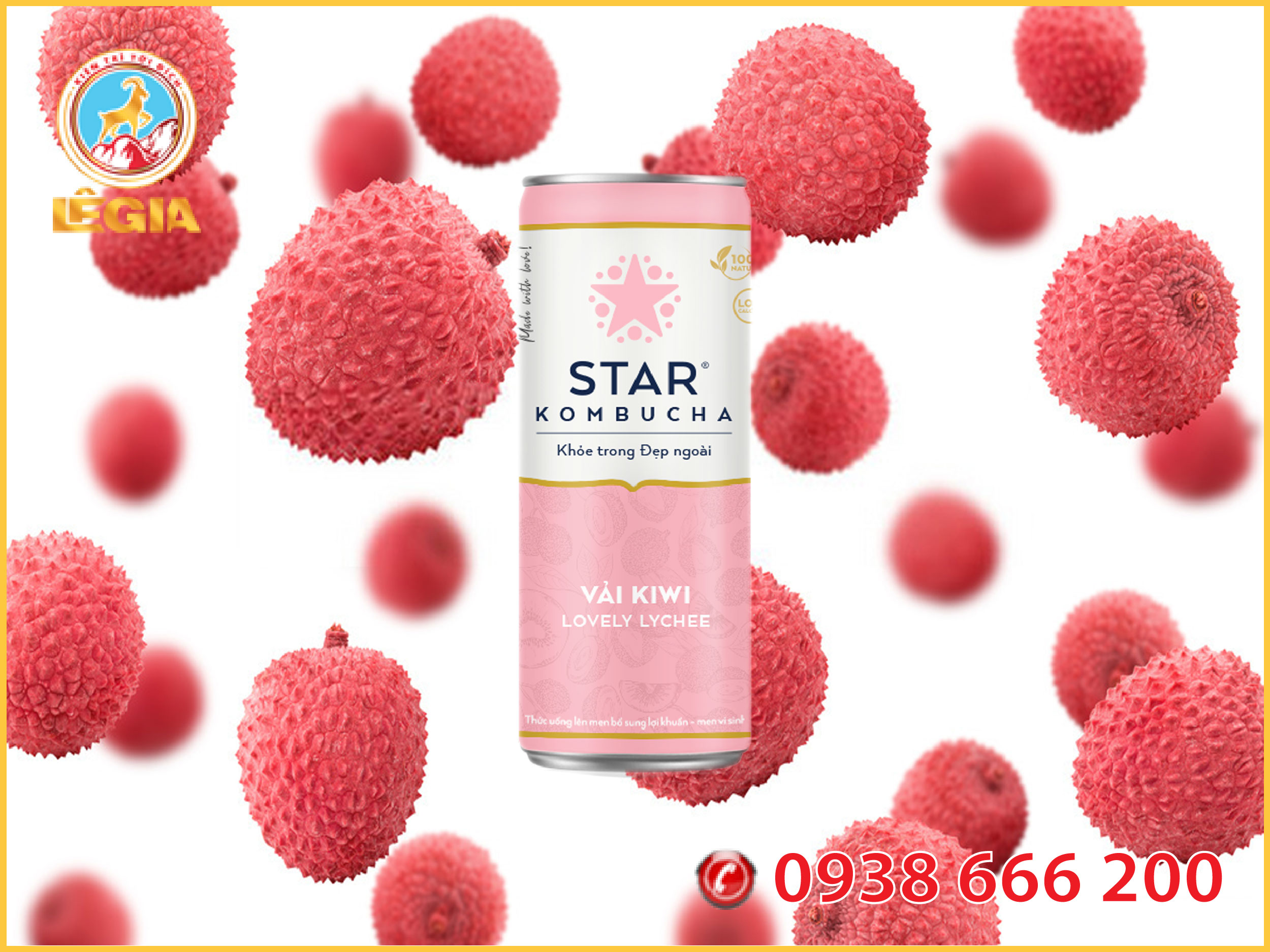 Nước Trái cây STAR KOMBUCHA Nhiều Vị 250ML