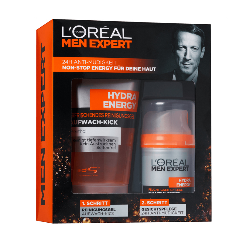 SET SỮA RỬA MẶT VÀ KEM DƯỠNG DA NAM DÀNH CHO DA DẦU MỤN LOREAL MEN EXPERT HYDRA ENERGY - ĐỨC giá rẻ