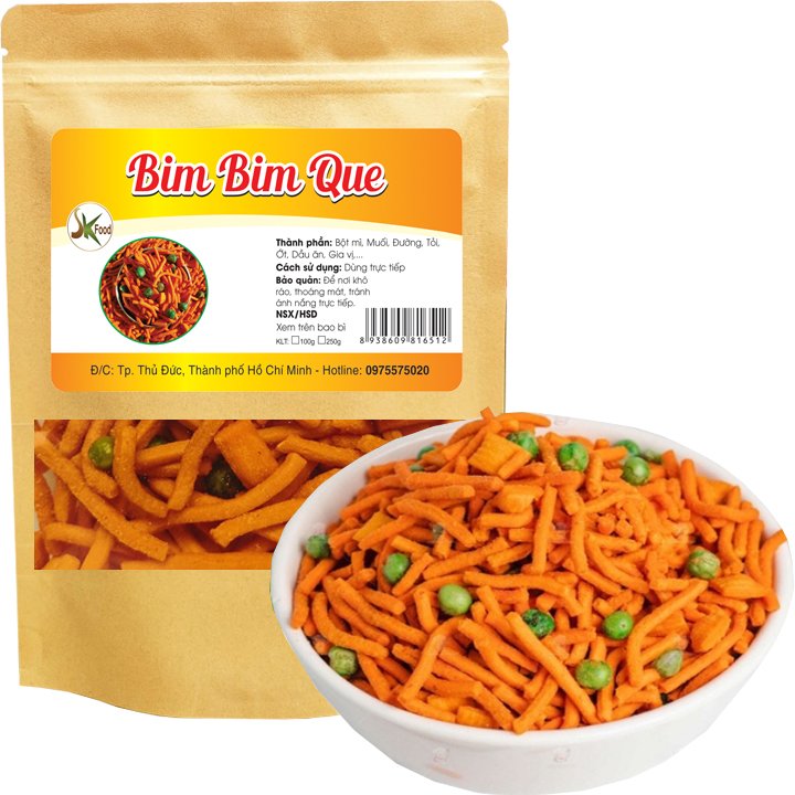 Bim bim que đậu hà lan sk food - 100g món ăn vặt ngon