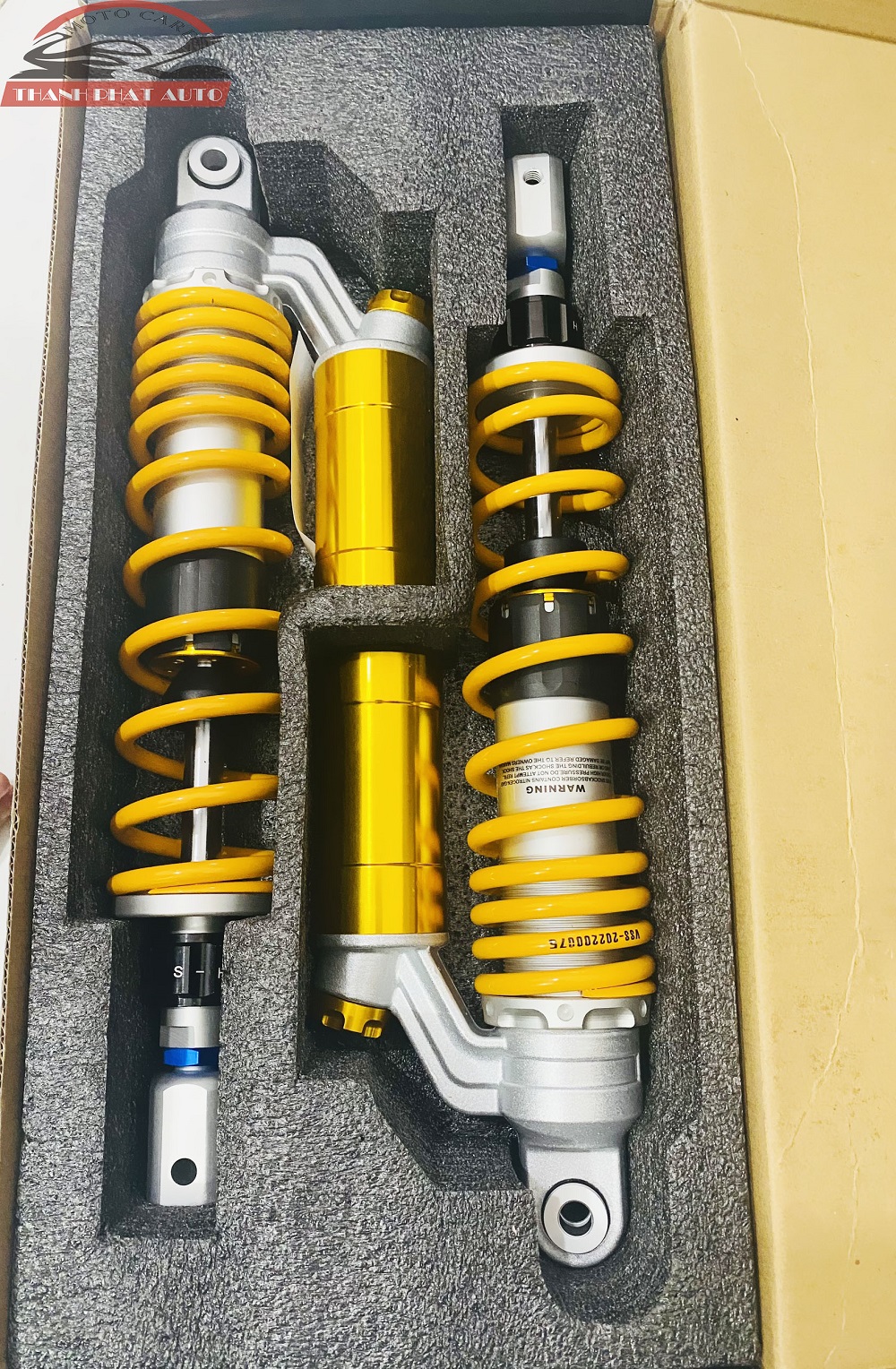 Cặp phuộc Ohlins bình dầu trên dành cho xe SH, AB,...
