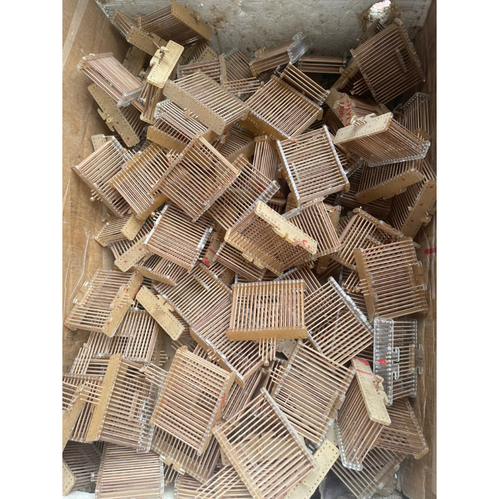 Rọ Dế Tre Đôi dành cho lồng chim chào mào, rọ cáp nan tre