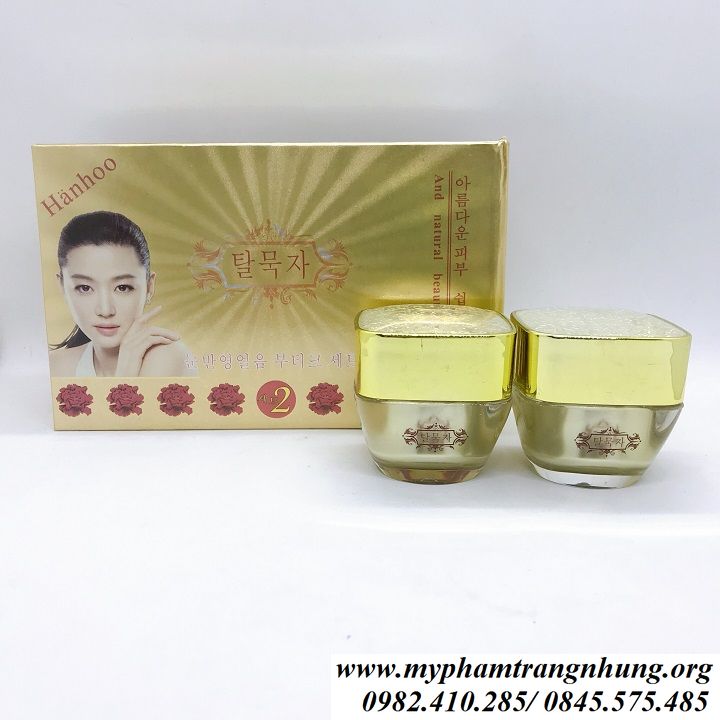 BỘ TRỊ NÁM TRẮNG DA HANHOO 2IN1 HÀN QUỐC