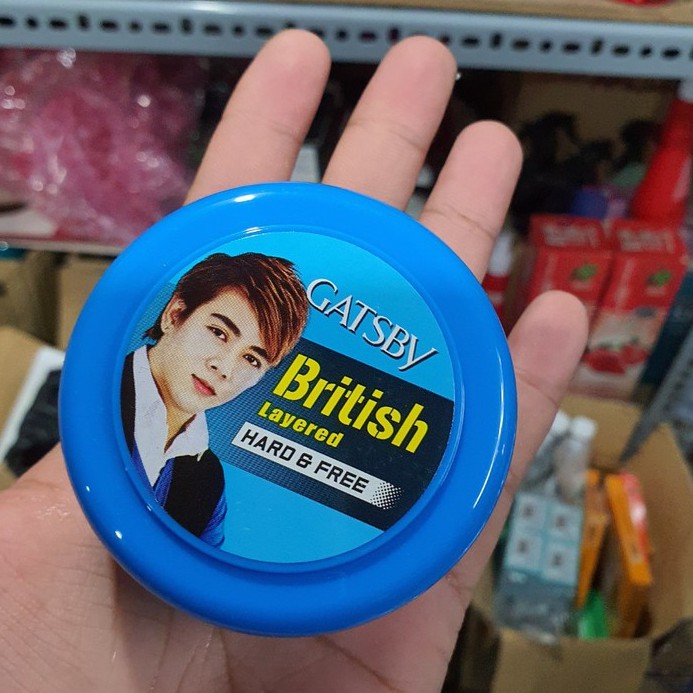 (75G) Wax Tạo Kiểu Tóc Gatsby - 3 Màu ( Đen, Đỏ, Xanh Dương)| - Màu Đen