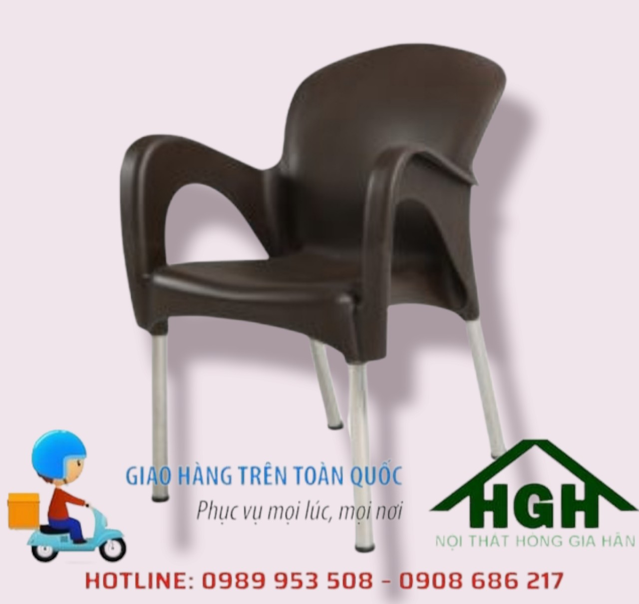 Ghế nhựa nữ hoàng