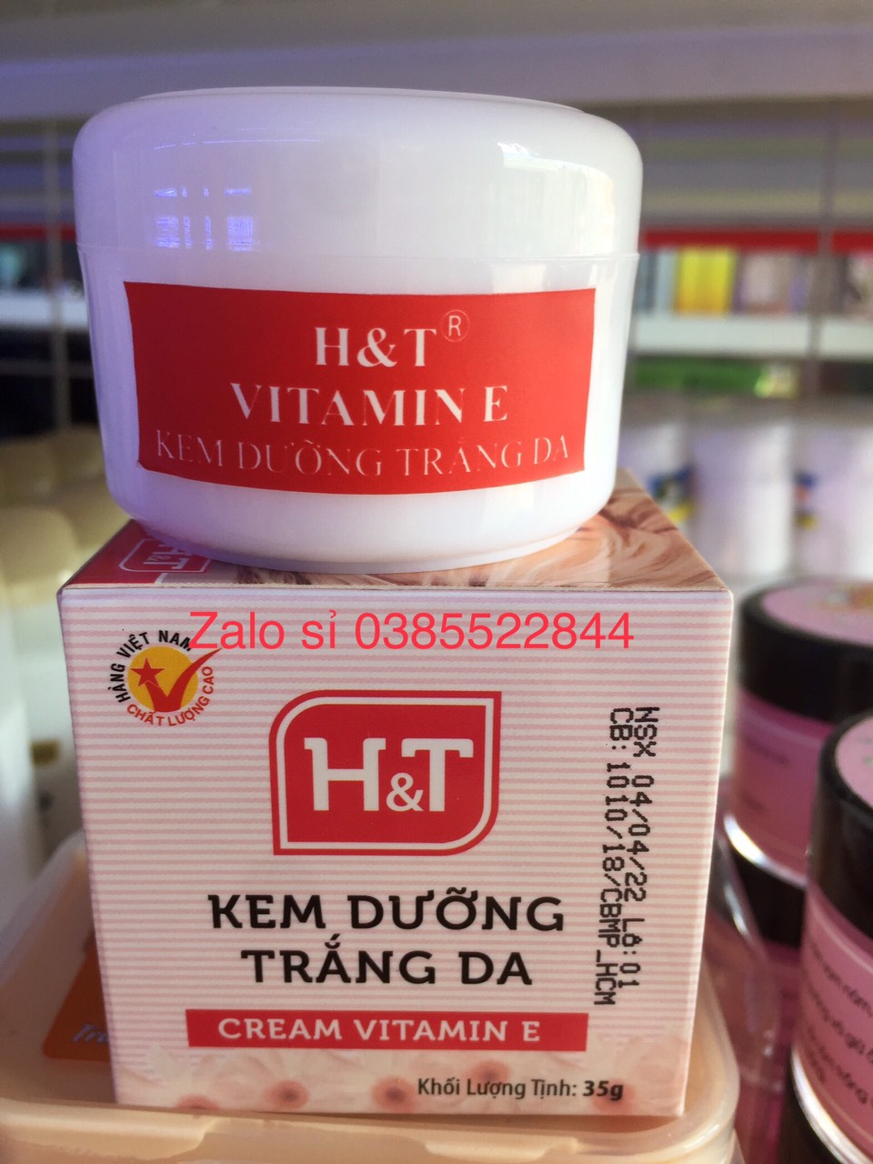 Kem Dưỡng Da Vitamin E H&T 35g