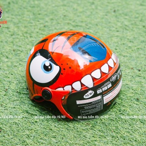 Mũ Bảo Hiểm Trẻ Em Có Kính Siêu Nhẹ Asia 103KS – Size nhỏ (cho bé 2-3 tuổi)