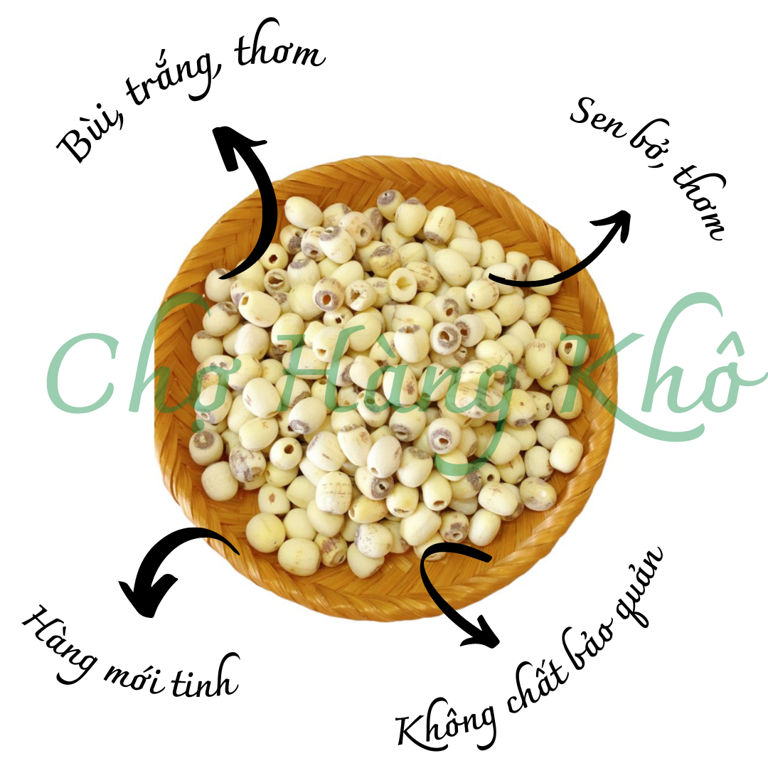 500g Hạt sen không thơm, bở