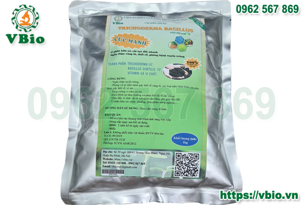 2 túi Trichoderma dạng bột 1kg - 2kg men ủ vi sinh Tricoderma - Phân vi sinh hữu cơ Tricho
