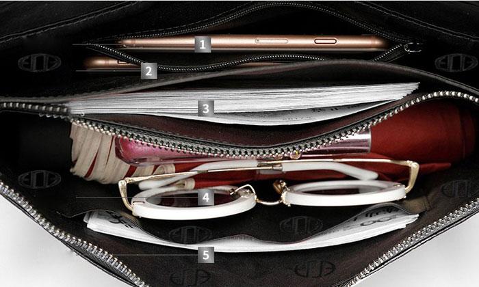 Túi clutch nữ cao cấp da thật ELLY – EC40