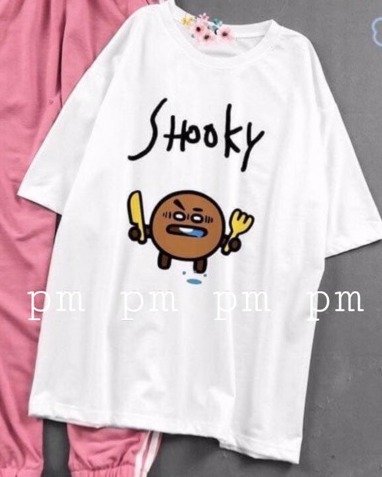 [FREESHIP] Sét áo Shooky + quần sọc hồng