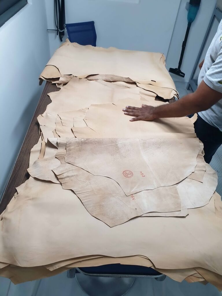 Da giày, Goat Veg Tanned leather, Da veg dê, Da Thuộc San Nguyen - bán da bò