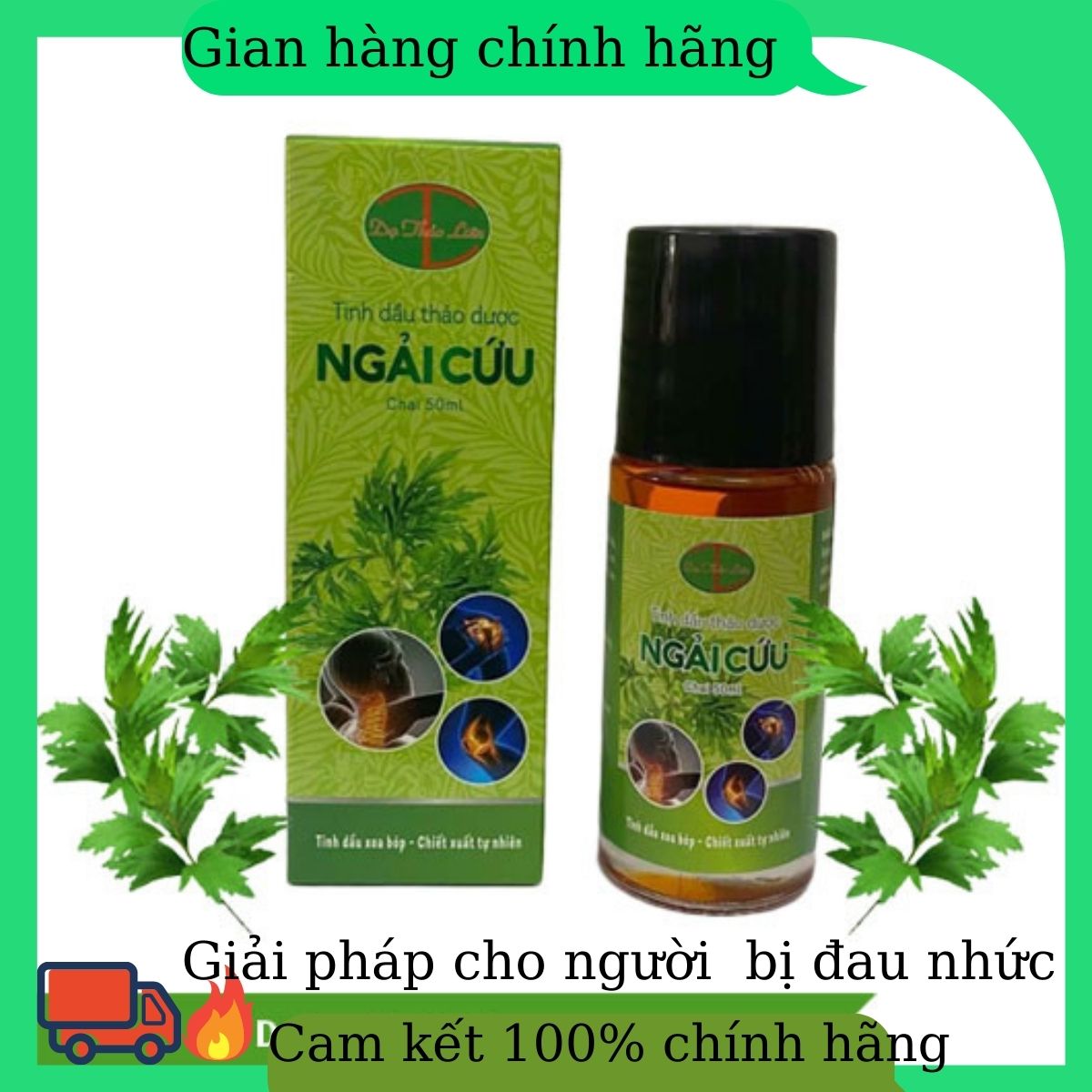 Tinh dầu NGẢI CỨU Dạ Thảo Liên chai 50ml