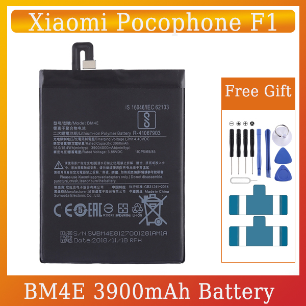 Diylooks bm4e 3900mah cho pin pocophone f1 li-polyme xiaomi