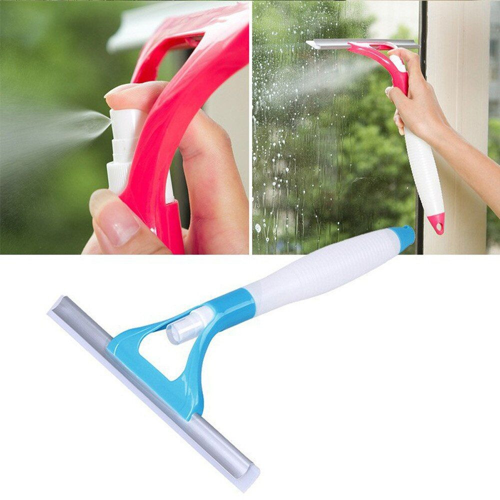 Cây gạt nước lau kính có bình xịt đa năng