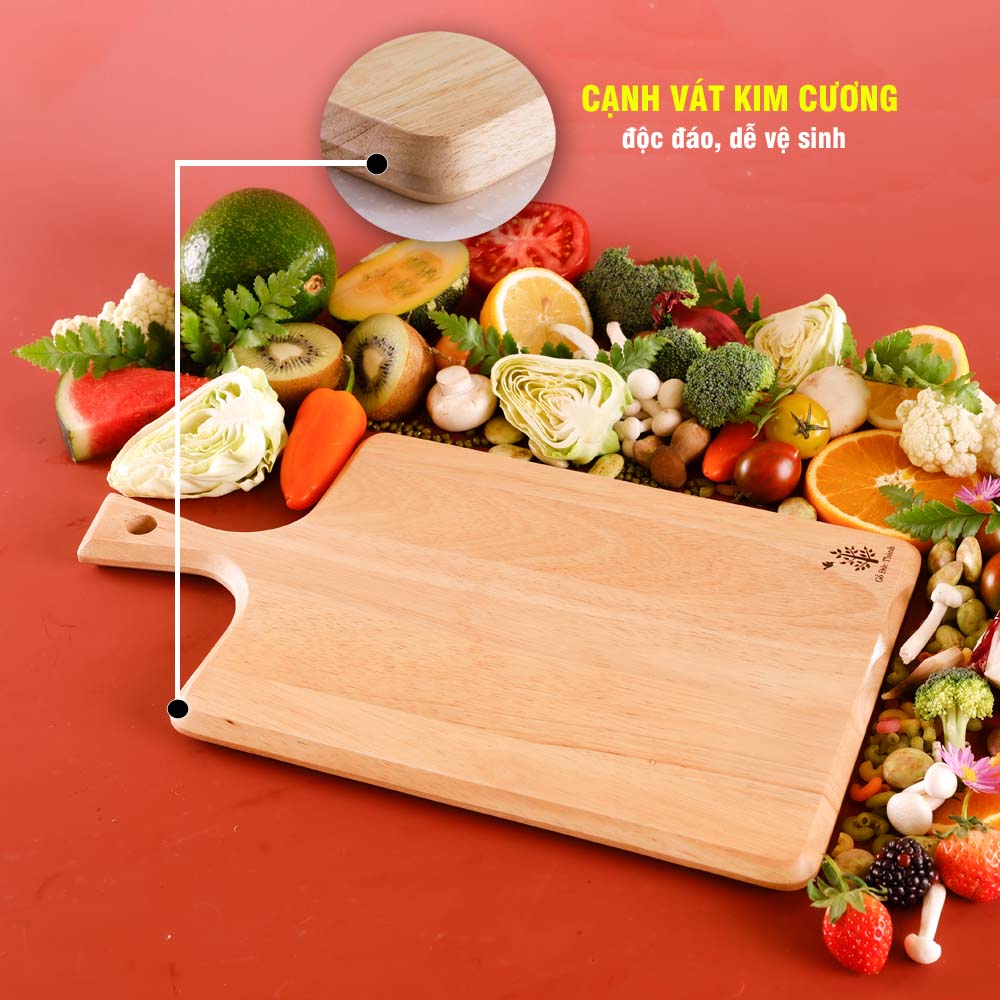 Thớt Liễu Hạnh Phúc Gỗ Đức Thành - 04431 - 14431