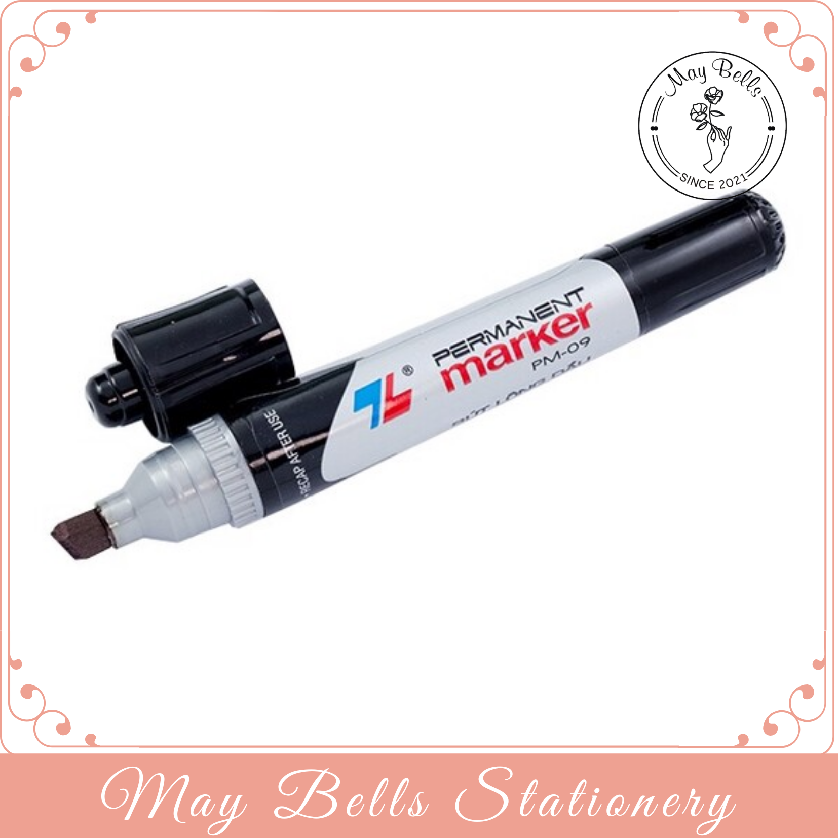 Bút lông dầu Thiên Long không xoá được PM-09