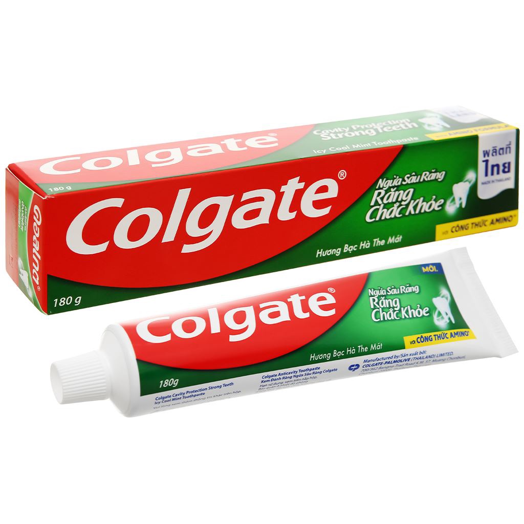 Kem đánh răng Colgate 180g - ngừa sâu răng chắc khoẻ