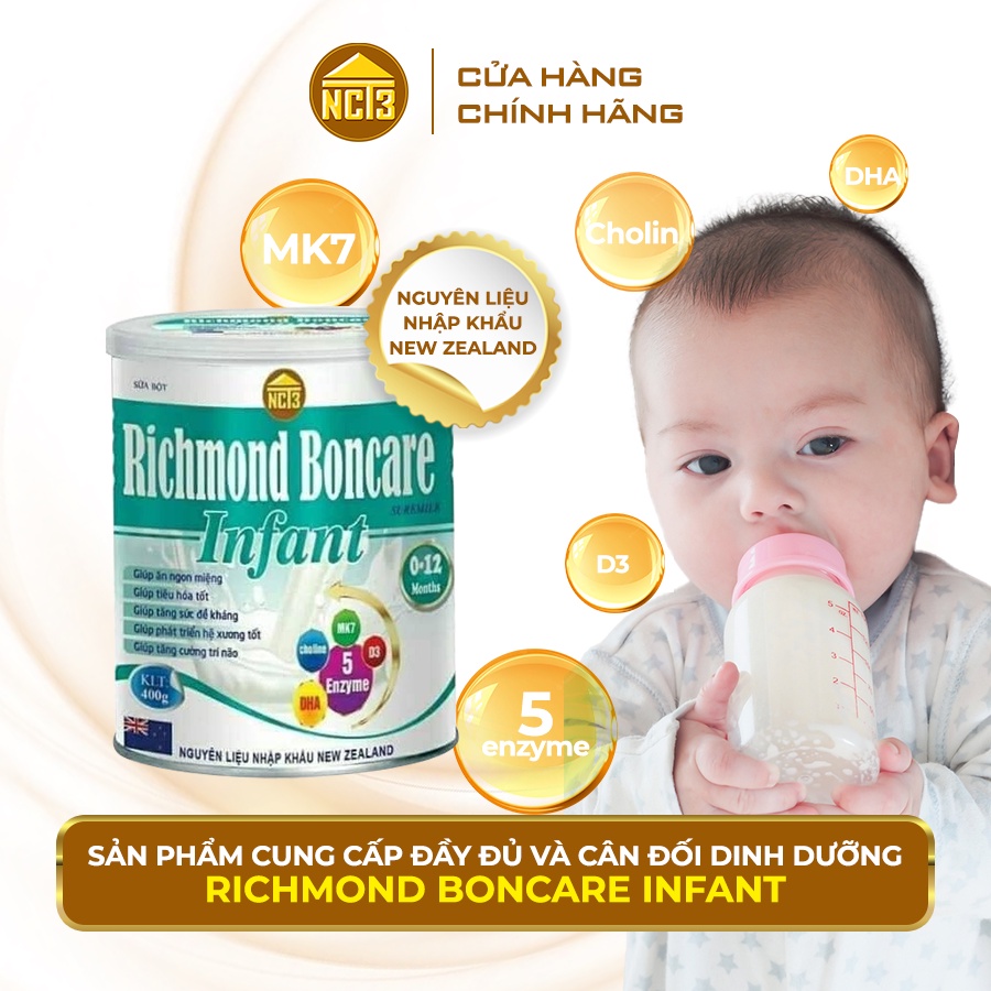 SỮA RICHMOND BONCARE INFANT 400G 900G