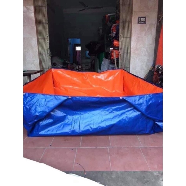 ( Bể bạt 2 da) bể bạt nuôi ốc , ếch , lươn 3x2x1 ( sale xả hàng )