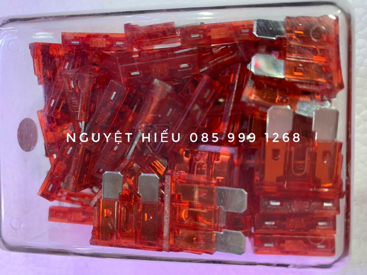 100 chiếc cầu chì 10A chân to dùng cho oto