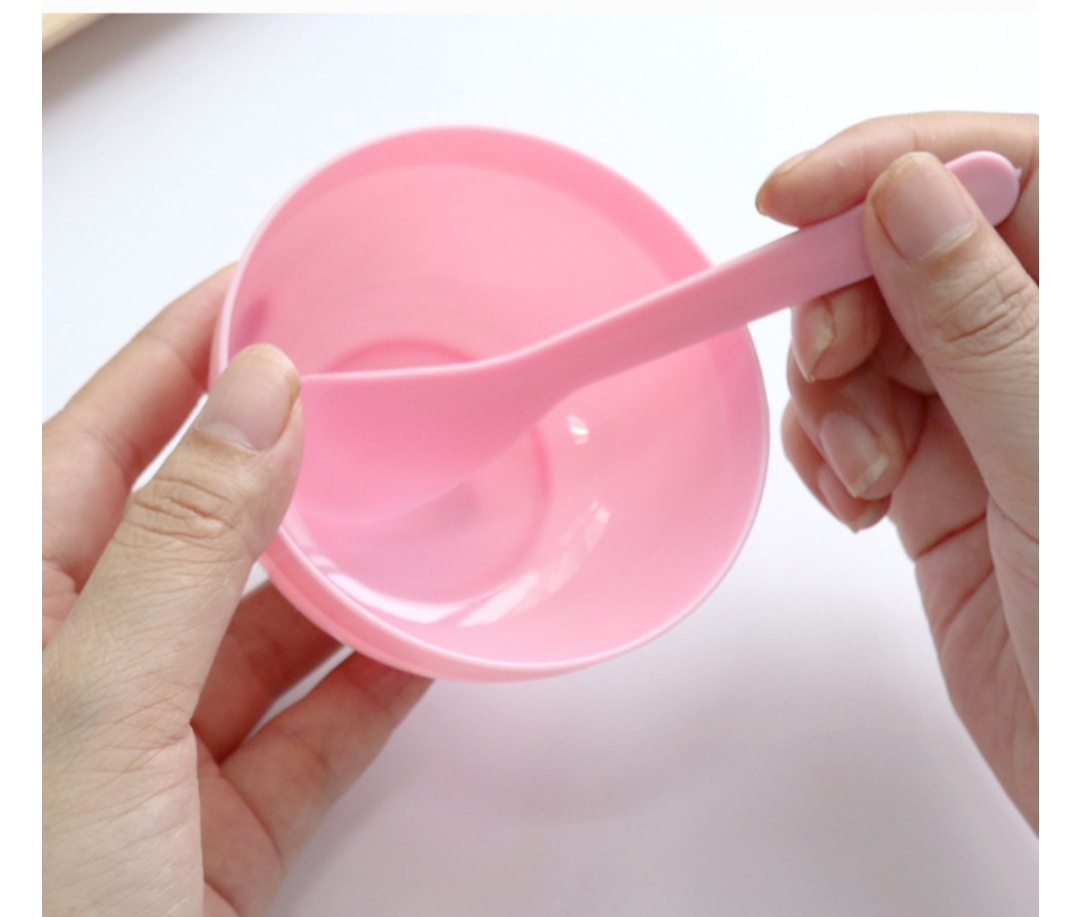 Combo 30 bộ chén pha mặt nạ y hình (30 chén + 30 que)