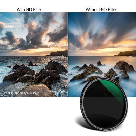 Filter GreenL ND2000 kính lọc ND2000 11 stop cỡ 52mm 58mm 77mm
